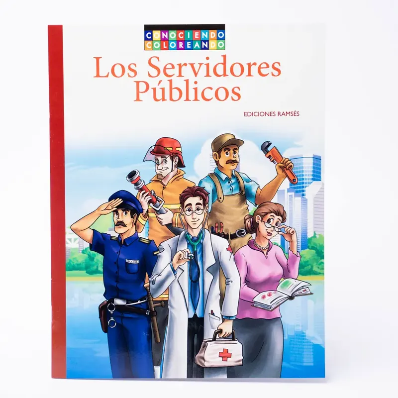 Larach y Cia : Cuaderno Los Servidores Publico Para Colorear Ediciones  Ramses