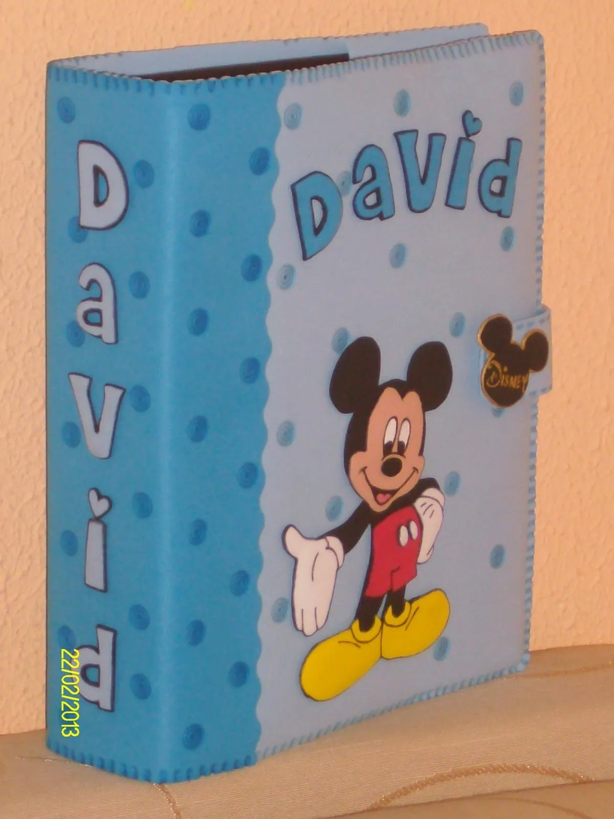 Charito-eva-arts: Álbum de fotos de Mickey en goma-eva para David