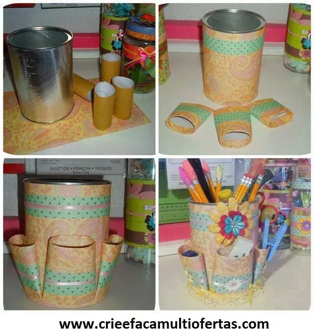 latas y tubos de carton... | manualidades | Pinterest
