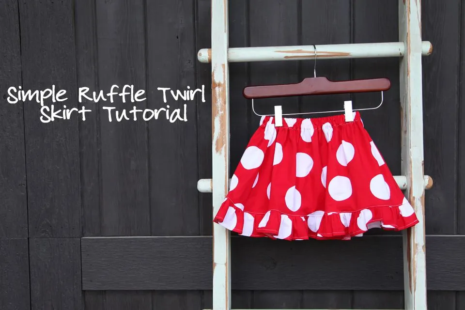 La*tee*da*kids: Twirl Ruffle Skirt Tutorial .... go ahead and DIY!