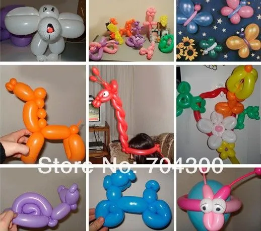 Latex torcedura Assorted Party Balloons largas DIY Animal atar ...