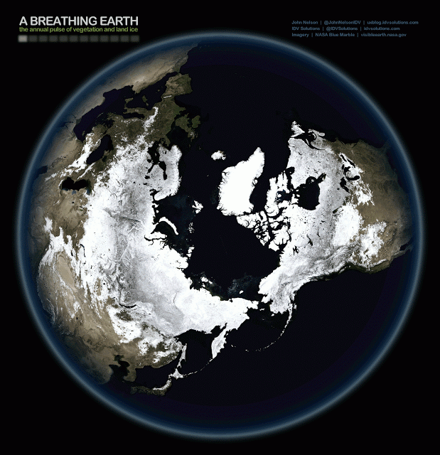El latido del corazón climático de la Tierra en dos imágenes ...