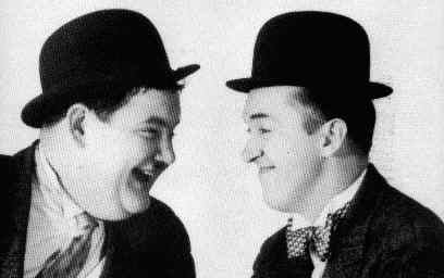 Laurel & Hardy on 9.5mm