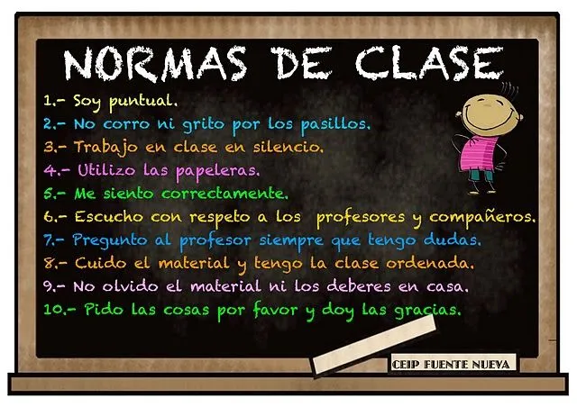 LEARNING IS FUN!: NORMAS DE CLASE