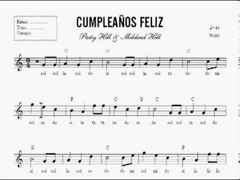 LECCIÓN 23 - PARTITURA CUMPLEAÑOS FELIZ | CURSO DE PIANO EN DVD ...