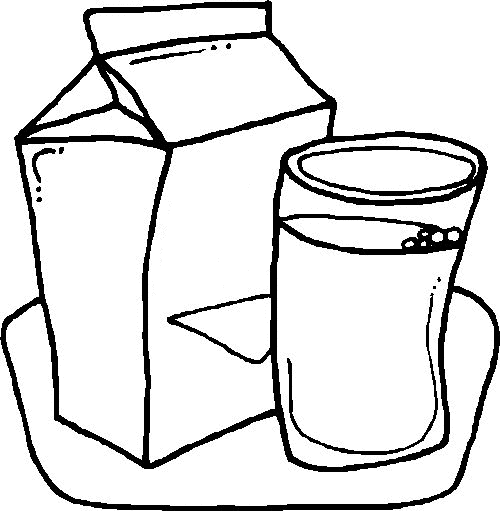 Vaso de leche para pintar - Imagui