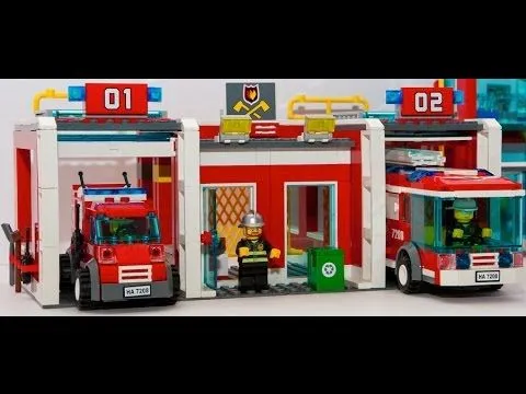 LEGO City Estación De Bomberos, Juguetes Para Niños - YouTube