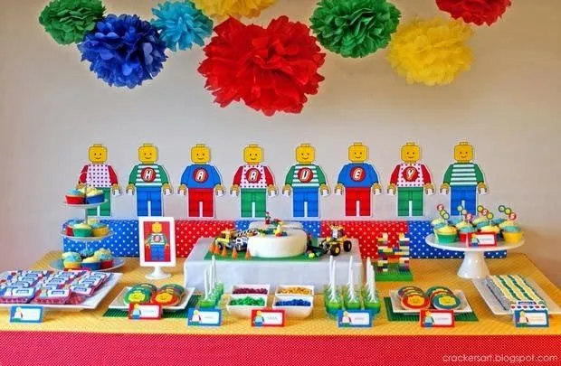 Lego - Decoración De Fiestas De Cumpleaños : Fiestas y todo Eventos