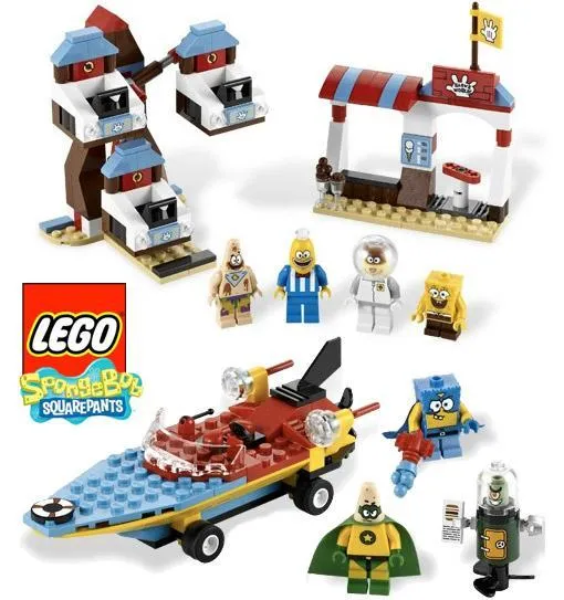 Lego em construção: Lego bob esponja