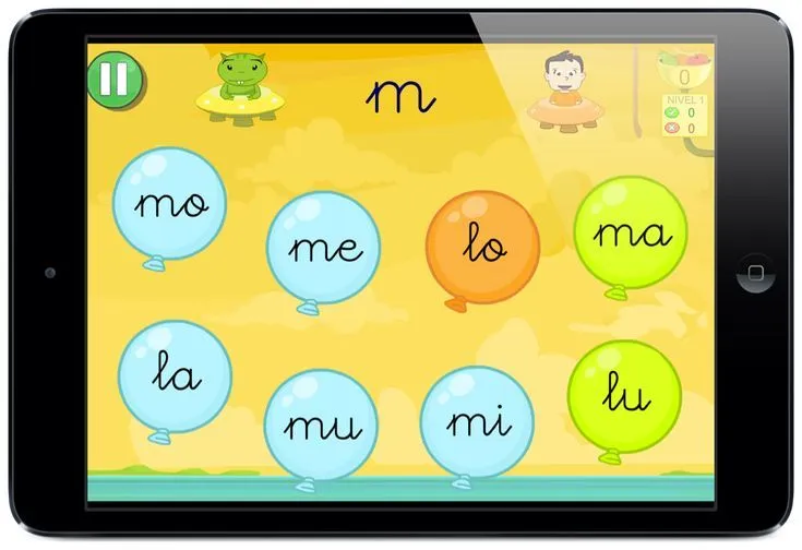 LEO CON GRIN: app para aprender a leer #Juego de globos para ...