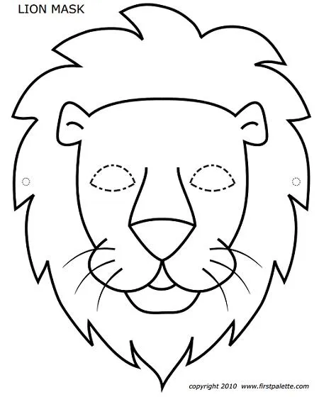 careta de leon | Muy sencillo