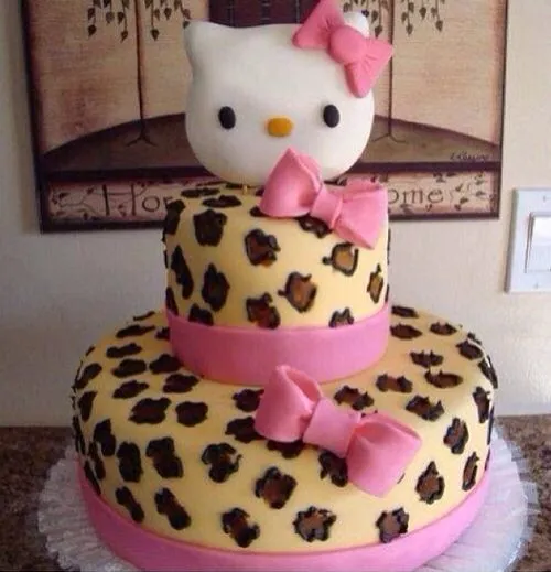 Leopard Print Hello Kitty Cake Pictures, Photos, and Images for ...