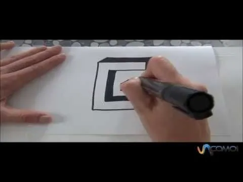 Cómo hacer la letra G en 3D - How to make the letter G in 3D - YouTube
