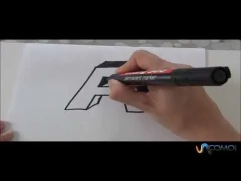 Cómo hacer la letra A en 3D - YouTube