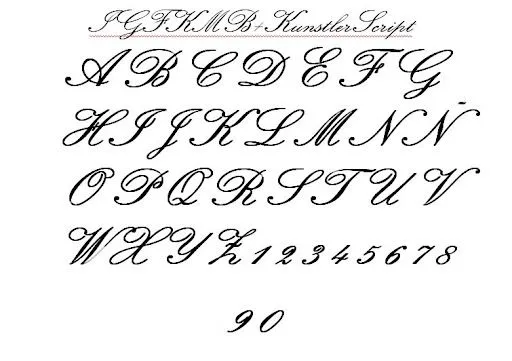 Letra k en caligrafia palmer - Imagui