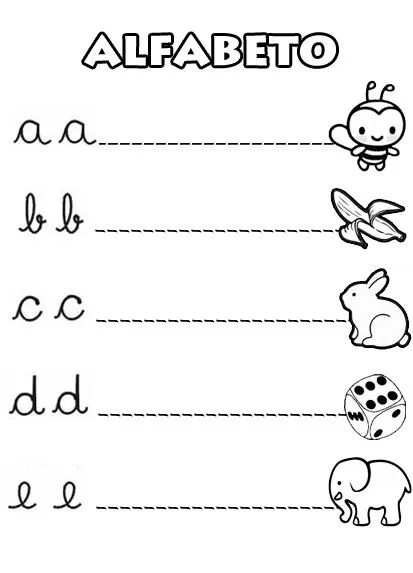 Letras cursivas abecedario para imprimir - Imagui