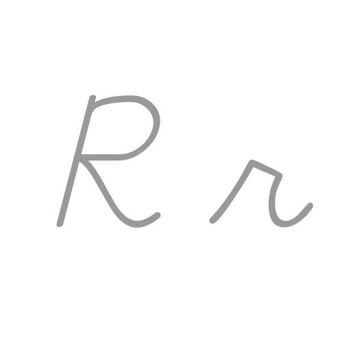 R en letra cursiva - Imagui