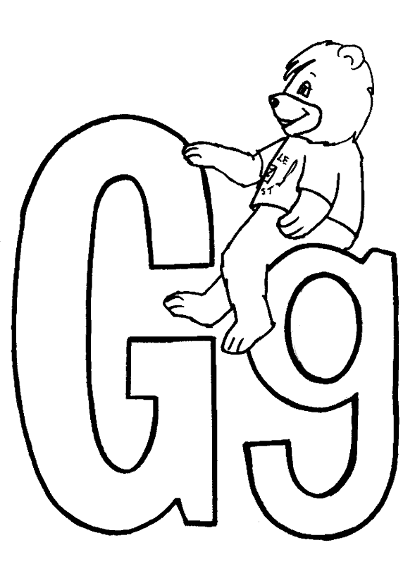 Letra g para dibujar - Imagui