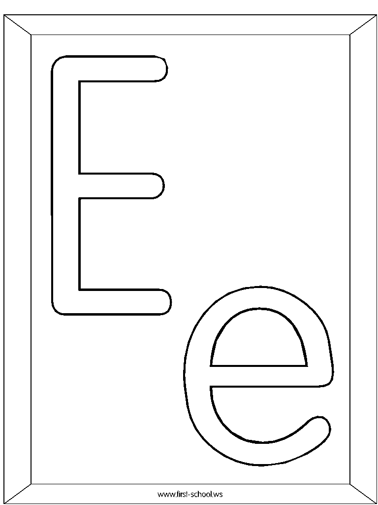 La letra E | e ~ La Eduteca
