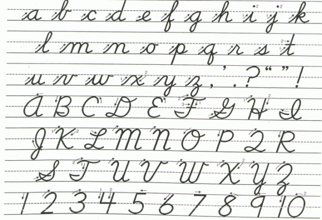 Letra carta minuscula - Imagui