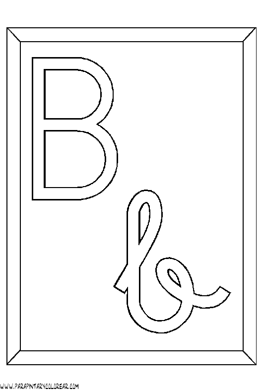Letra b en cursiva mayuscula - Imagui