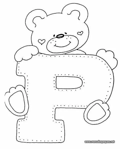 Letra con osos - Imagui