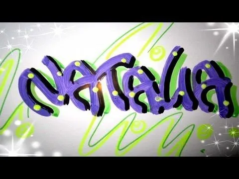 letra timoteo nombre decorado Natalia - YouTube