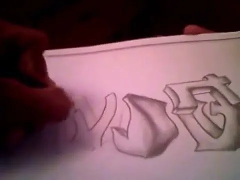 Letras 3D a lapiz - YouTube