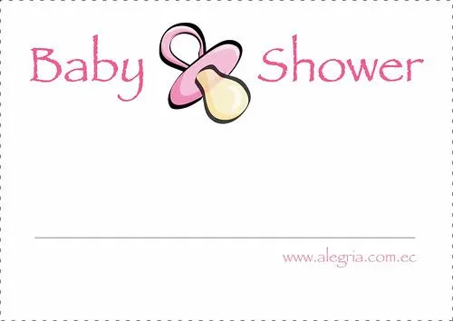 Letras del baby shower - Imagui