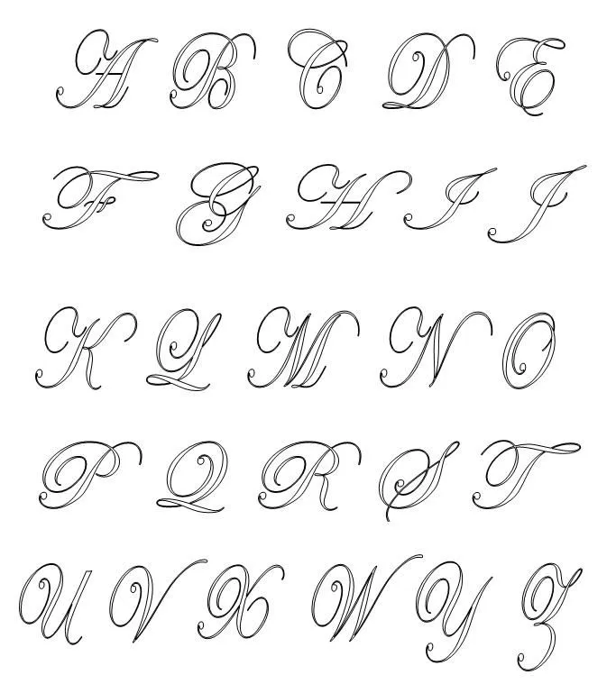 Letras bonitas del alfabeto - Imagui