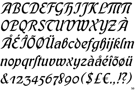 Tipografias elegantes cursivas abecedario - Imagui