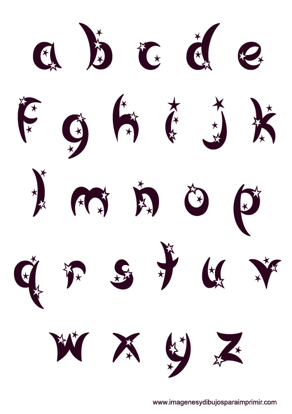 letras cursivas con sus flores letras del abecedario bonitas ...