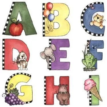 LETRAS DECORADAS PARA DECORACIÓN INFANTIL : INFANTIL Y PARA NIÑOS.