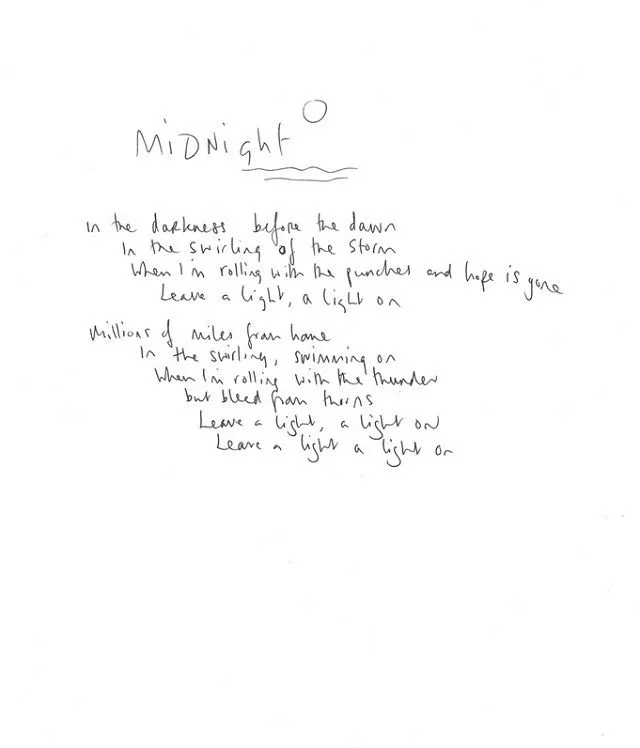 Todas las letras del nuevo disco de Coldplay, escritas a mano por ...