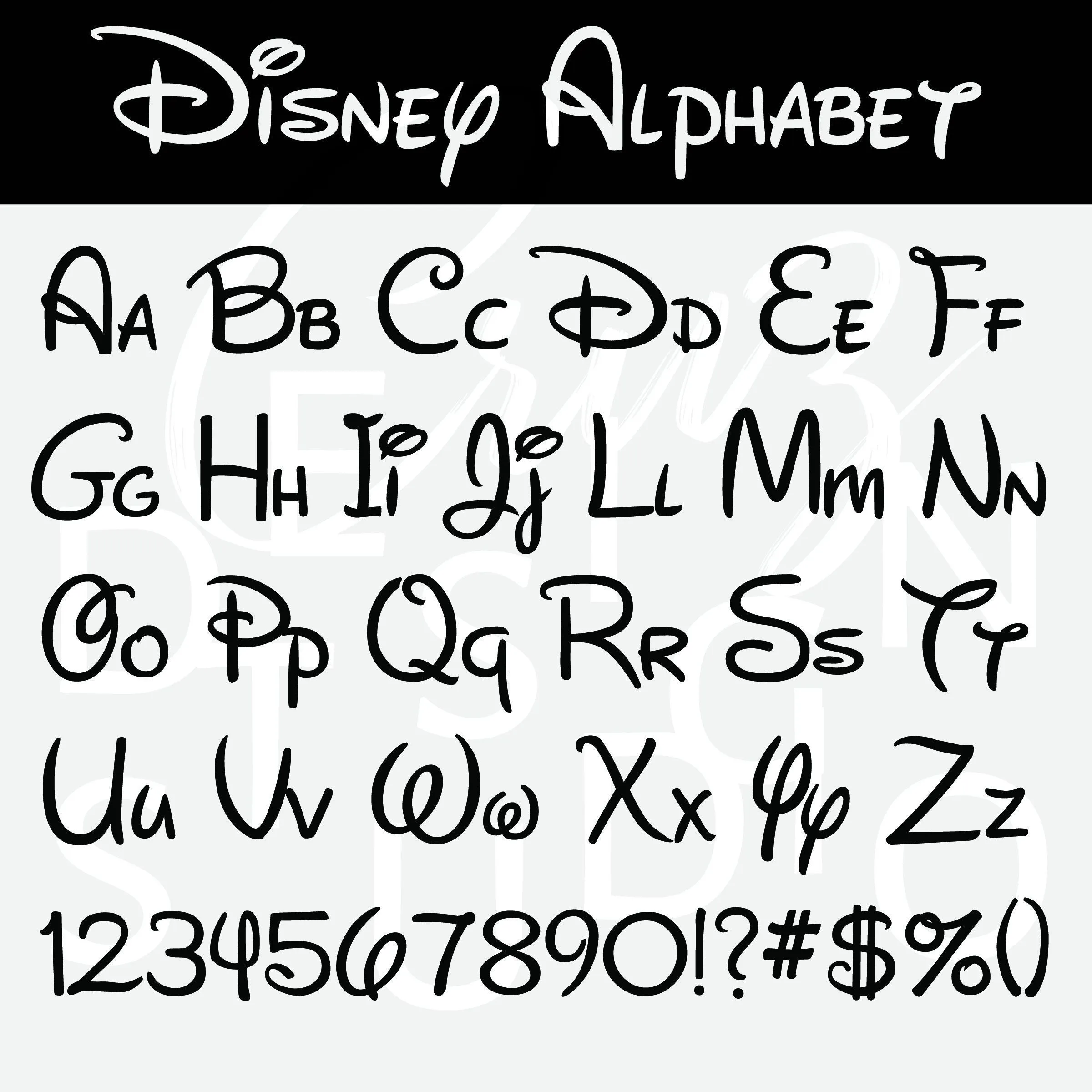 Letras Disney 506 | Lettering alphabet, Lettering fonts, Disney alphabet