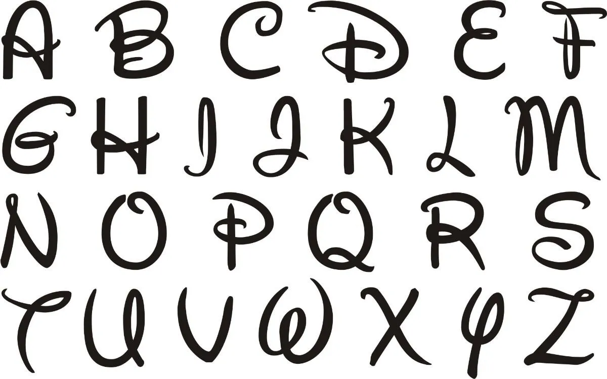 letras | disney, letras and abecedario