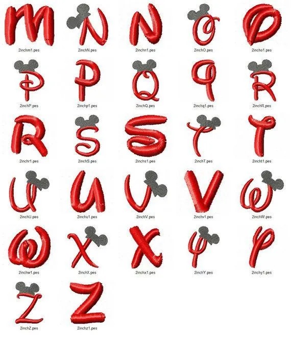 letras disney on Pinterest | Disney Fonts, Disney Style and ...