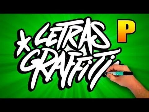 letras de graffiti # letra P - YouTube