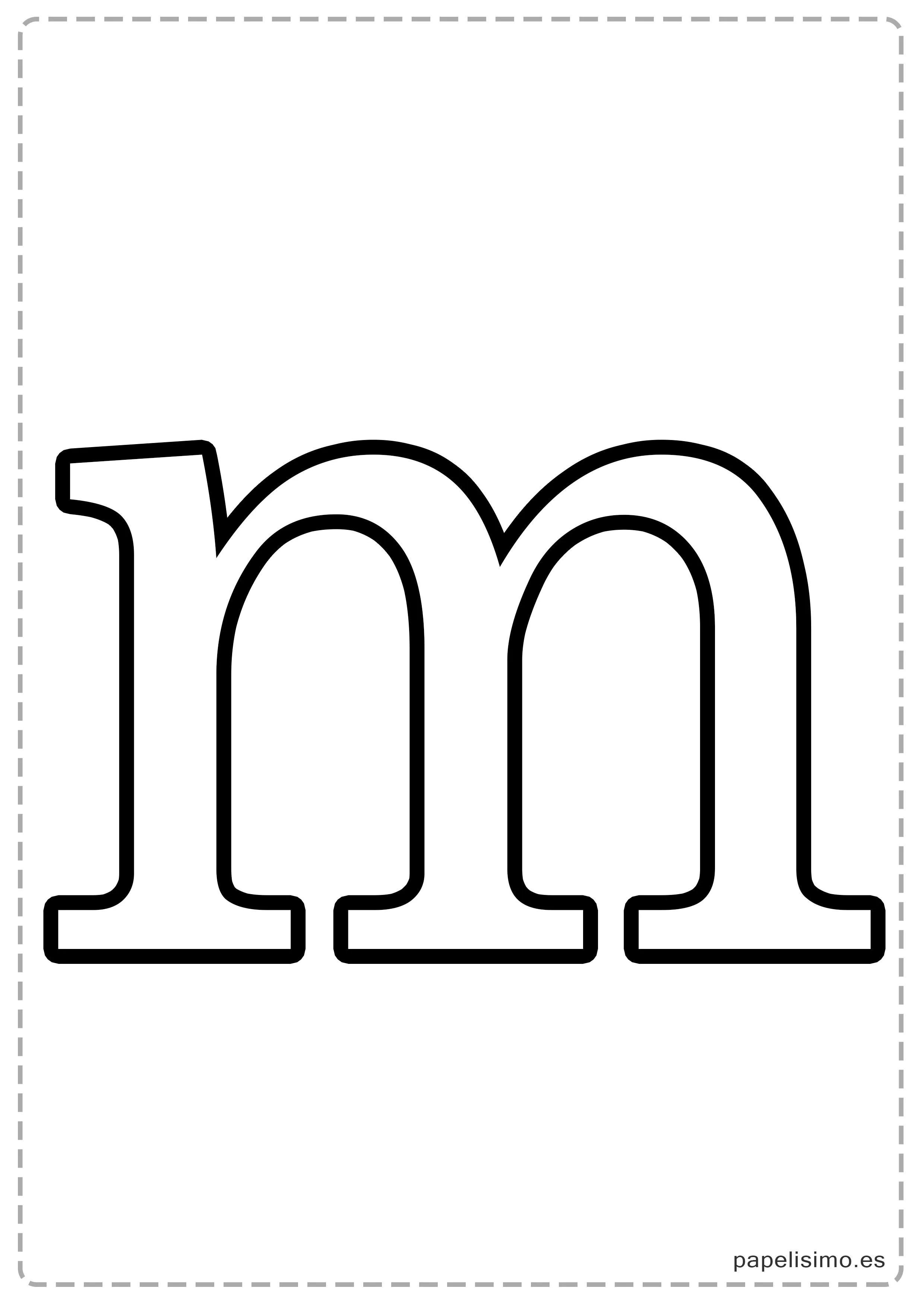 Letras grandes para imprimir (minúsculas) | Papelisimo