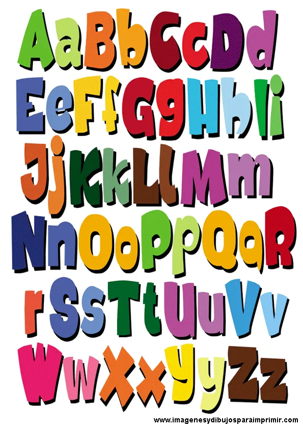 letras mayusculas y minusculas pintar colorea abecedario con ...