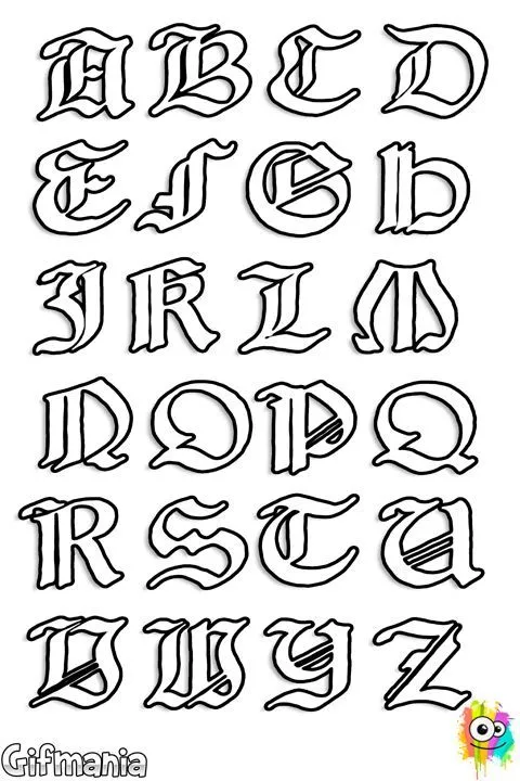 Letras medievales | Projects to Try | Pinterest