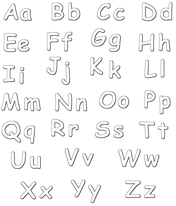 Abecedario en minusculas letra por letra para imprimir - Imagui