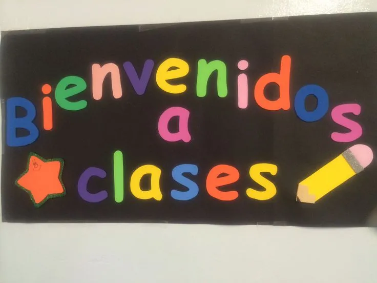 Letrero de bienvenidos a clases para dentro del aula | carteles ...