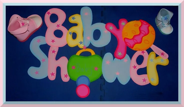 Letrero foamy baby shower | My next projects | Pinterest