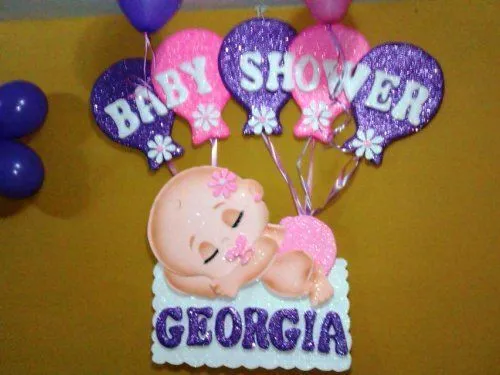 letreros para baby shower con fomi en color amarillo - Buscar con ...