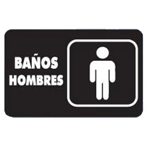 Letreros de baños para hombres - Imagui