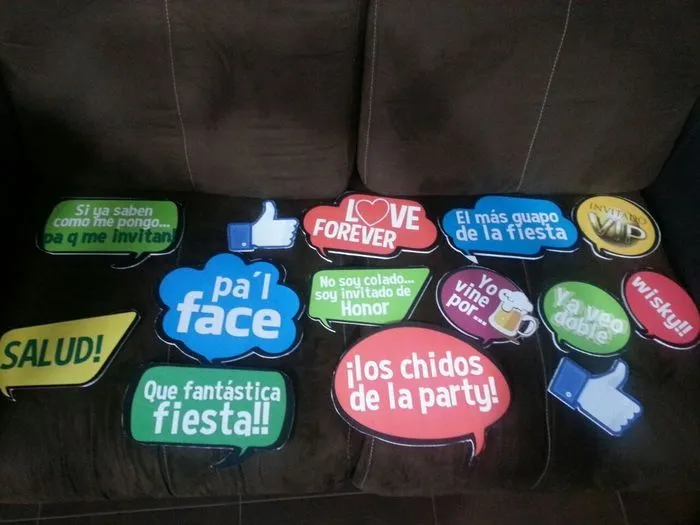 Letreros divertidos para fiestas para imprimir - Imagui
