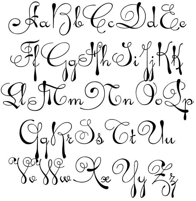letters | calligraphy | Pinterest | Fuentes, Letras y Alfabeto