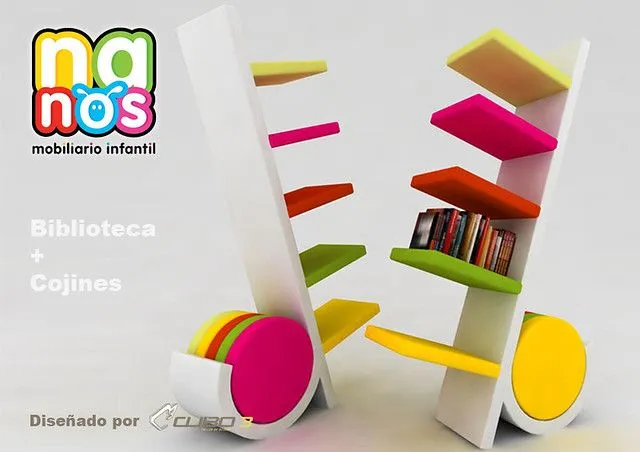 Librero Infantil. Bookshelf. Mobiliario infantil. Librero Moderno ... Librero Infantil. Bookshelf. Mobiliario infantil. Librero Moderno ...
