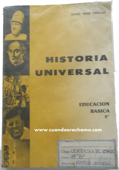 Libro de Historia Universal de Aureo Yepez Castillo - Cuando era ...